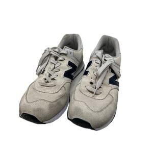 New Balance 574 Tan Navy Mens 10